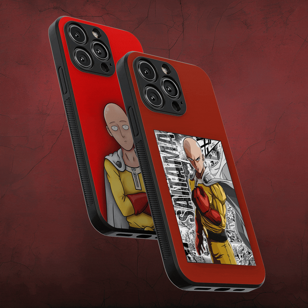 One Punch Man Silicone Armored Phone Case Collection