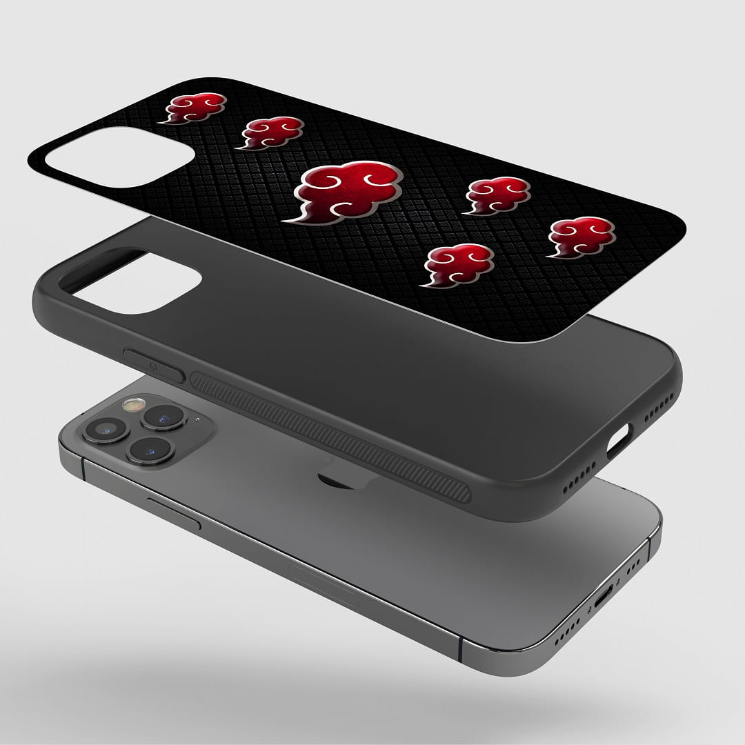Side view of Akatsuki Cloud Armored Phone Case displaying protection thickness.
