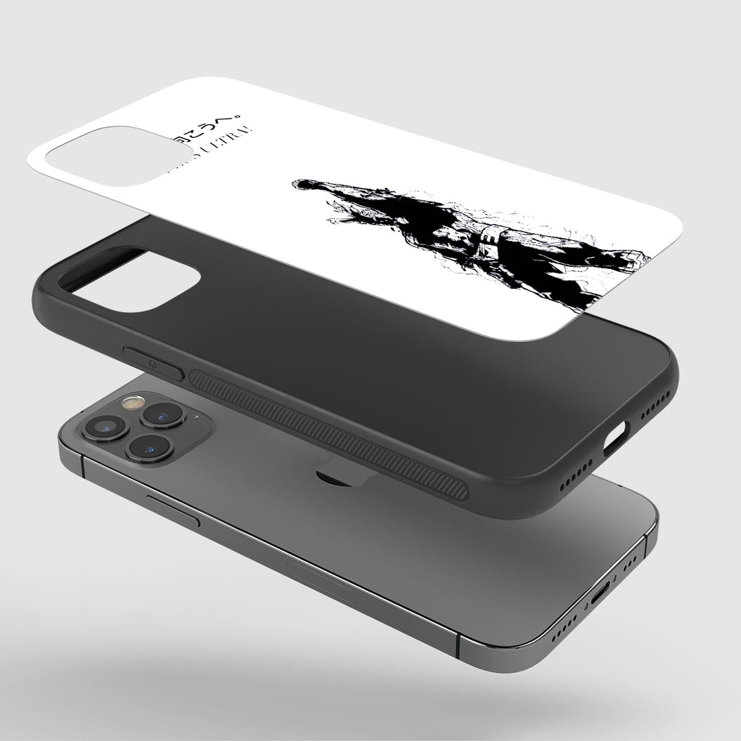 Shockproof silicone armored case featuring All Might