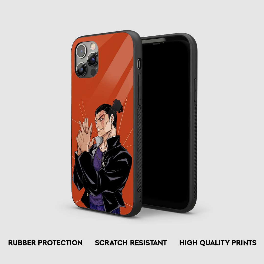 Side view of the Aoi Todo Armored Phone Case, highlighting its thick, protective silicone.