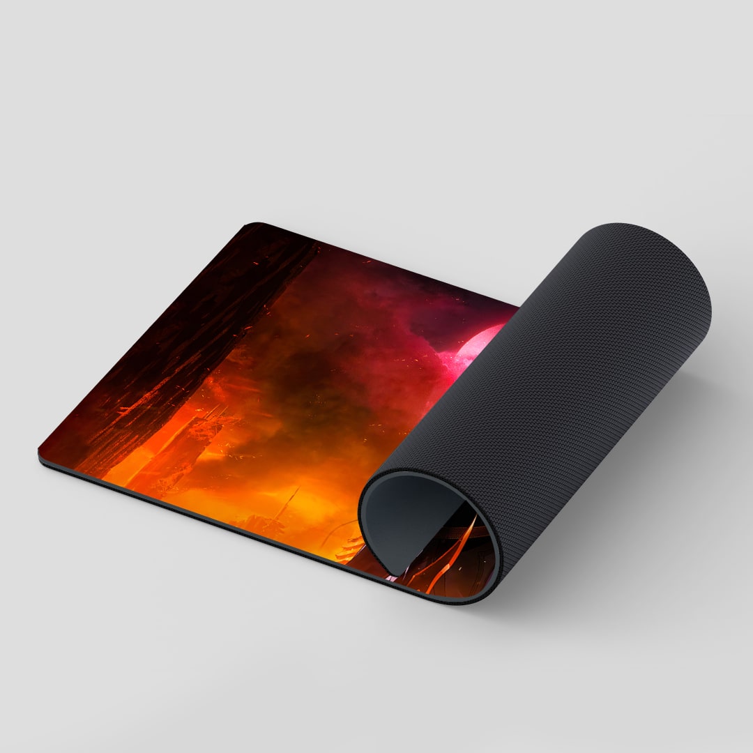 Smooth Ashborn Shadow Monarch themed desk mat