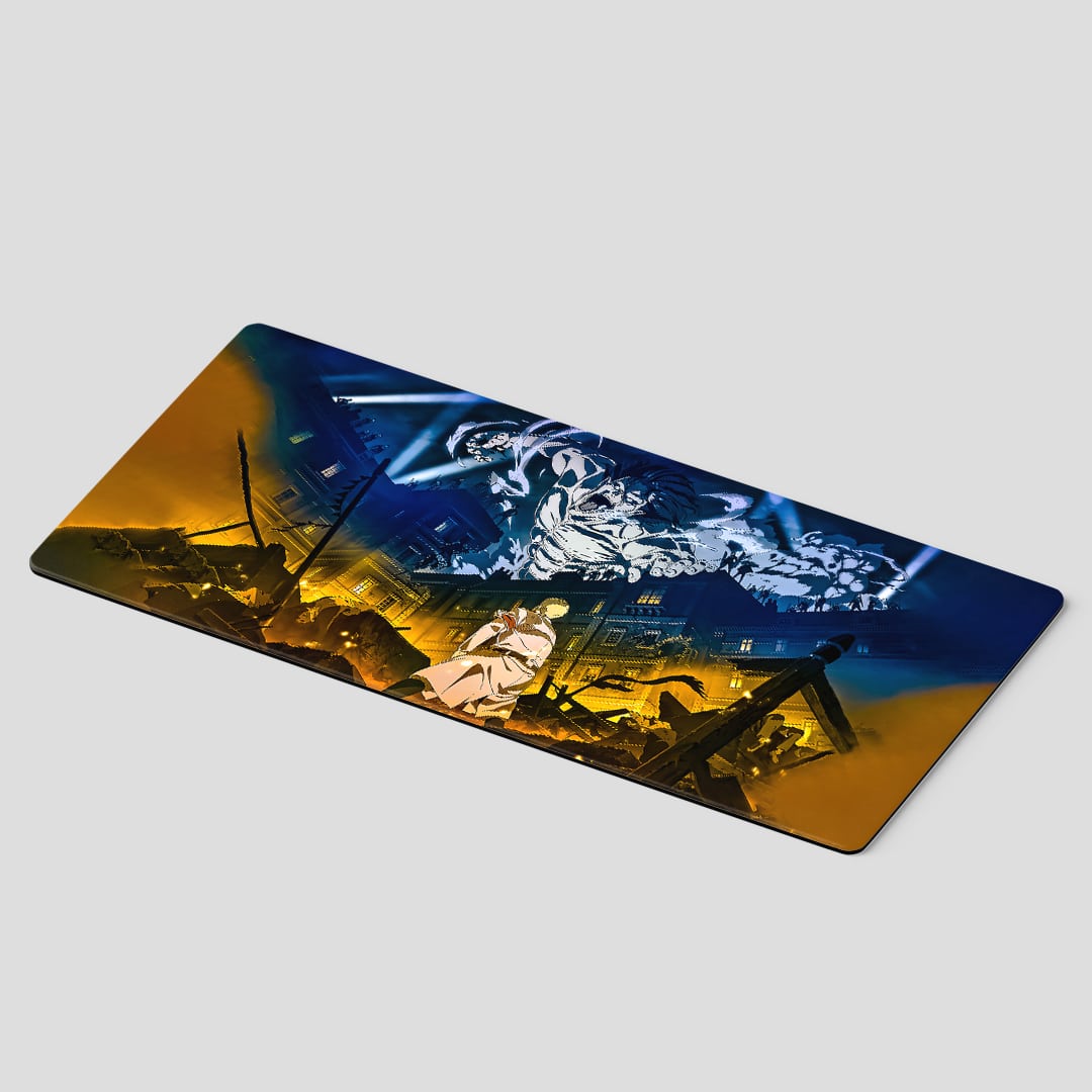 Anime Attack on Titan scene desk mat