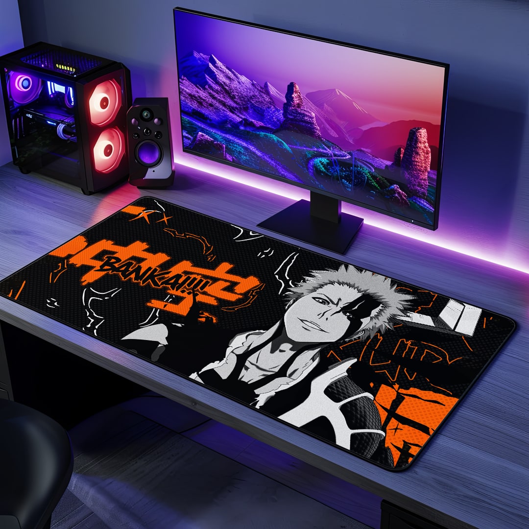 Bleach Bankai Desk Mat with powerful anime artwork
