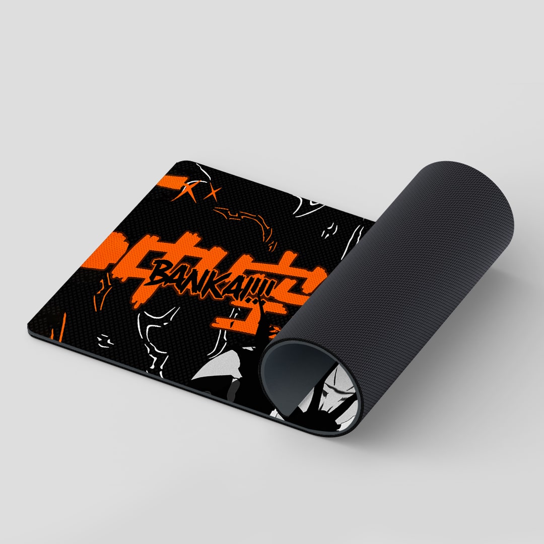 Smooth Bleach Bankai themed desk mat