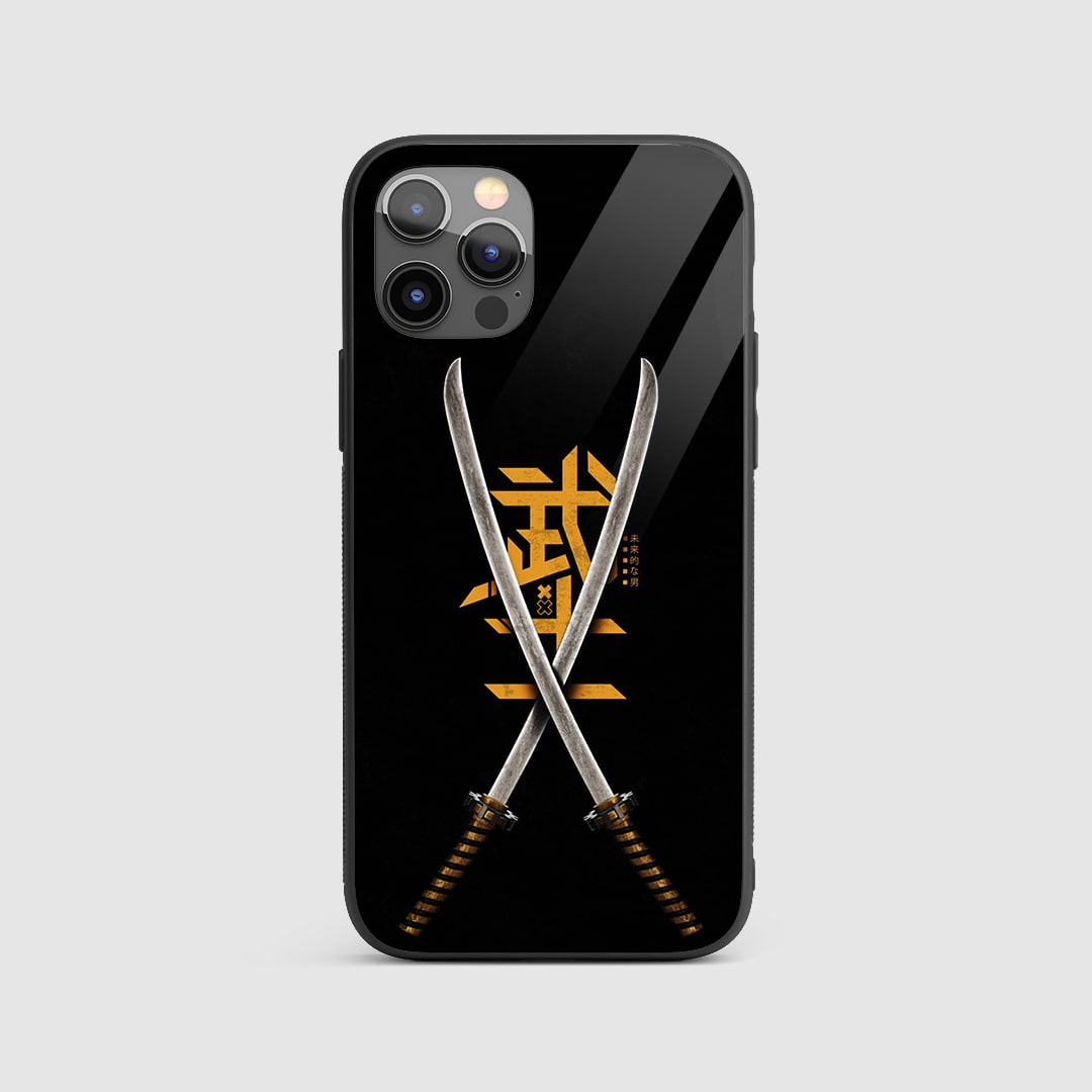 Bleach Zanpakuto Silicone Armored Phone Case featuring stunning artwork of Zanpakuto weapons.