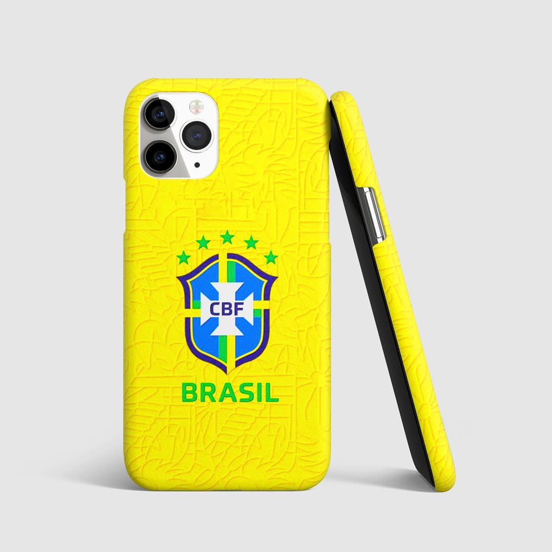 brasil jersey texture phone cover
