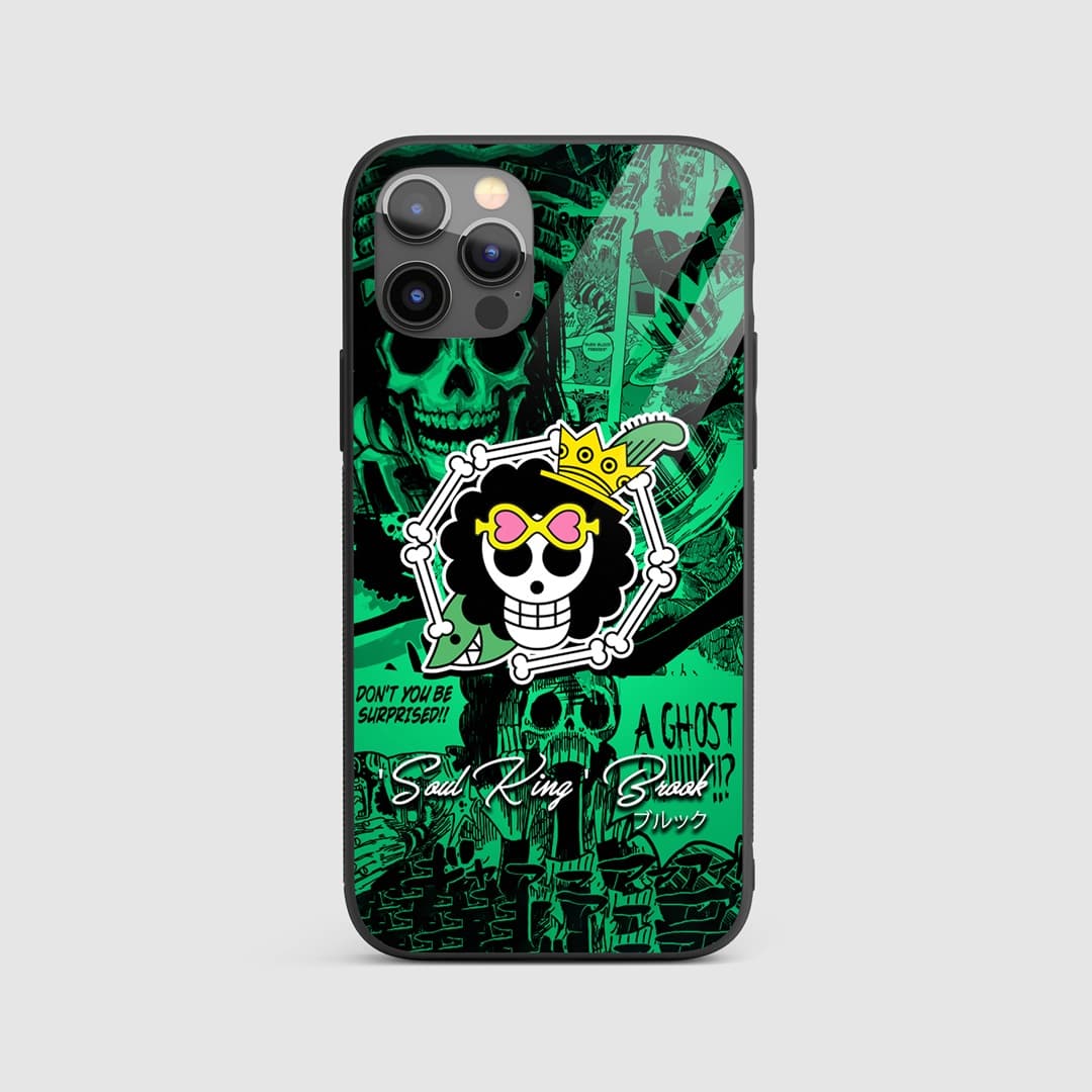 Brook Symbol Silicone Armored Phone Case featuring Brook's iconic symbol.
