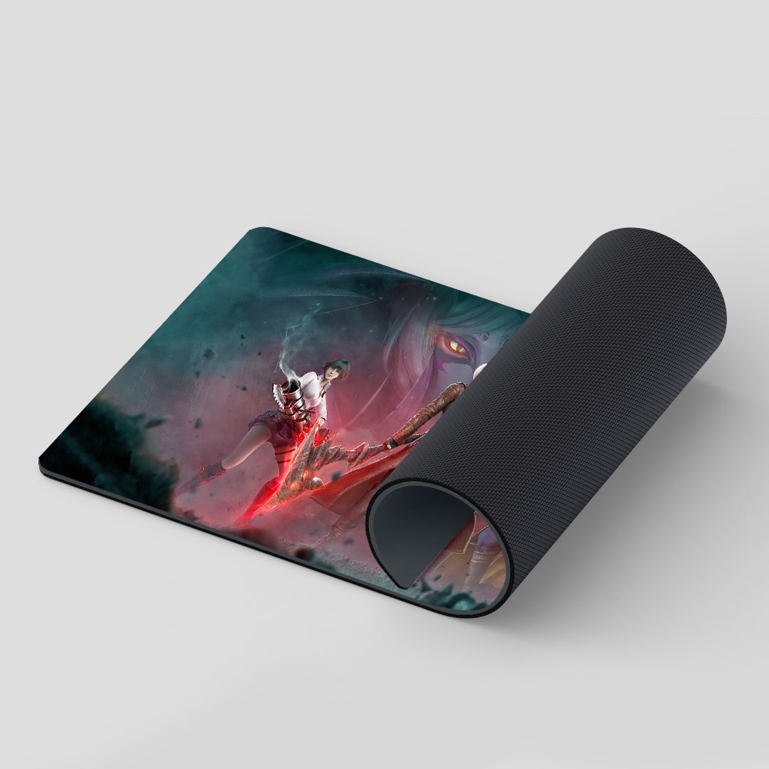 Smooth DMC Trio themed gaming desk mat