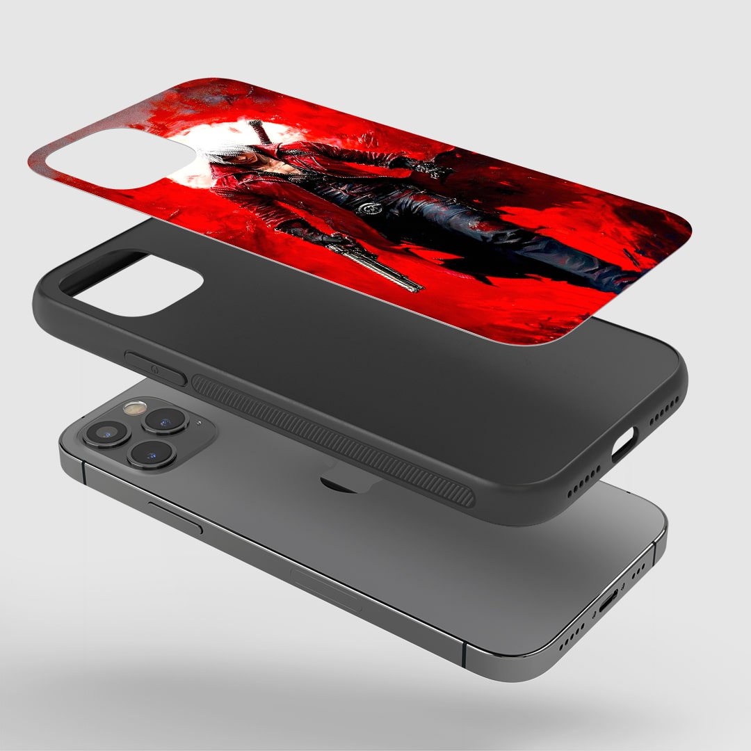 Devil May Cry Dante Blood Moon design armored phone case
