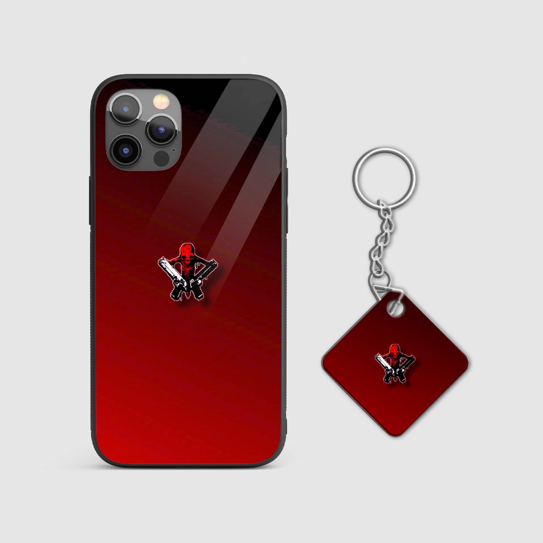Durable Dante Chibi phone case Devil May Cry With Keychain