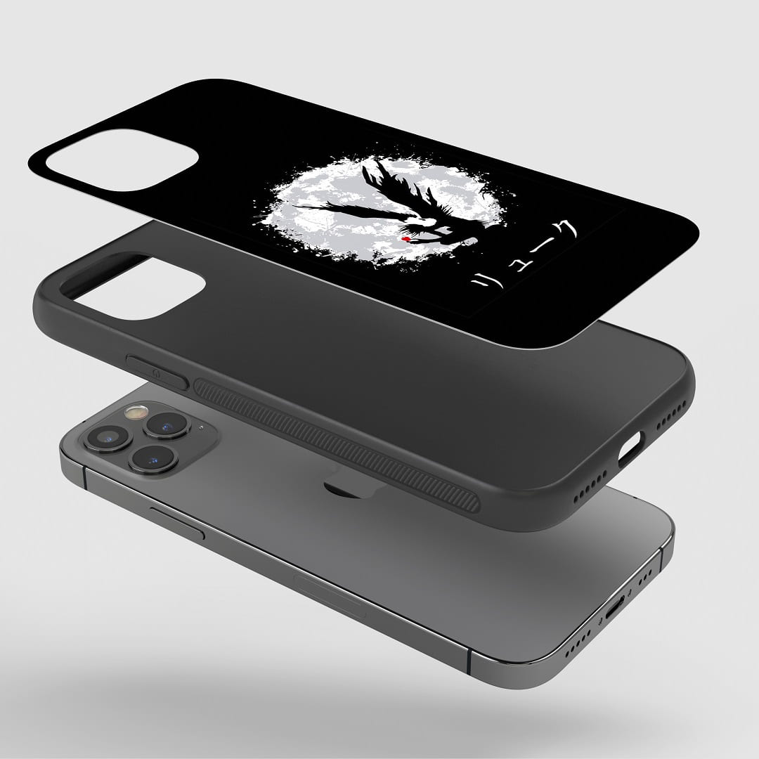 Shinigami Phone Case installed on a smartphone, offering excellent protection and full access to device features.