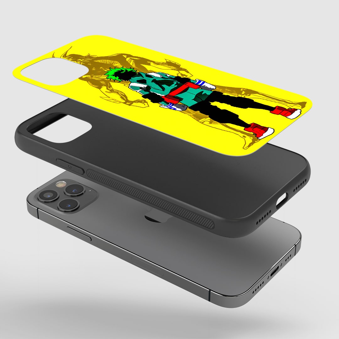 Shockproof silicone armored Deku and All Might phone cover