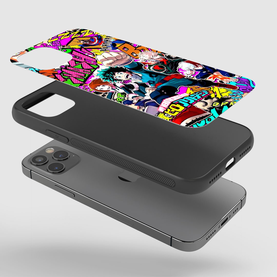 Shockproof silicone armored Deku Comic Art phone cover