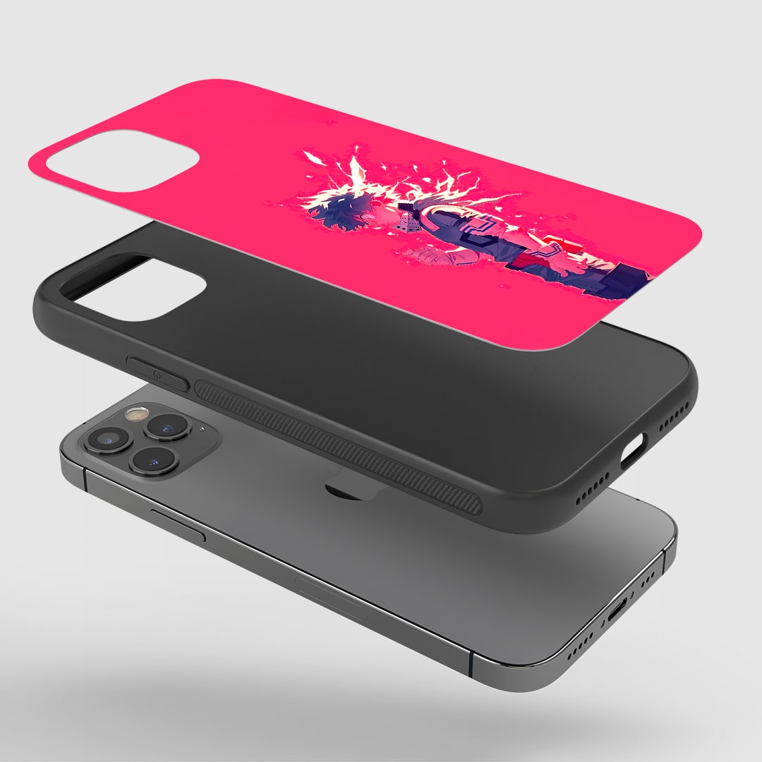 Shockproof silicone armored Deku Red Energy phone cover