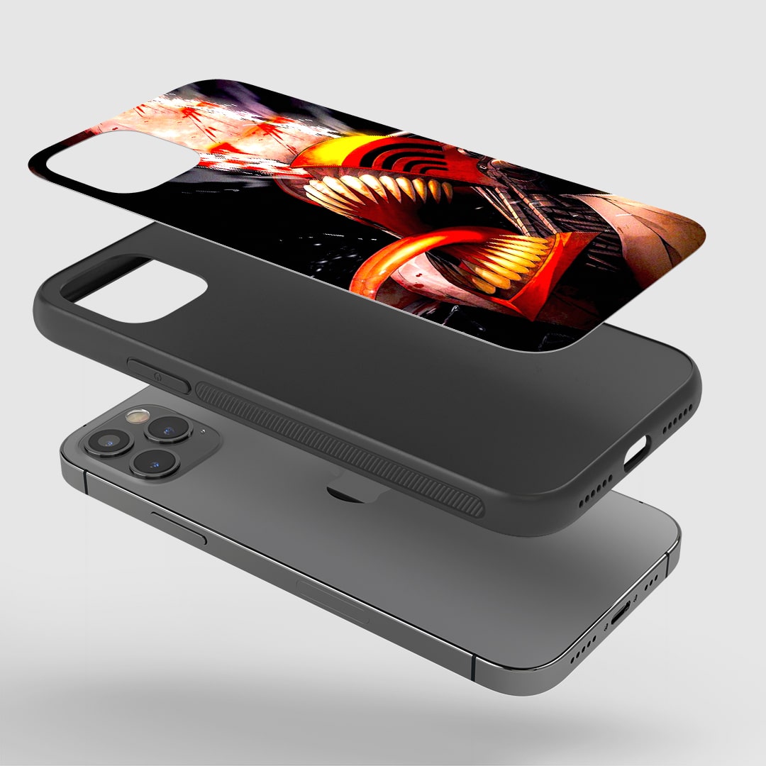 Close-up of durable Demonic Awakening silicone phone cover