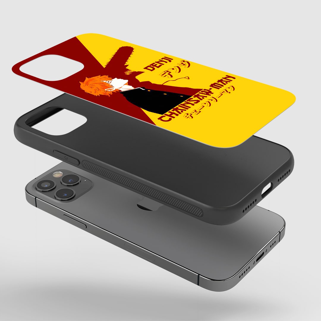 Close-up of durable Denji Minimal silicone phone cover