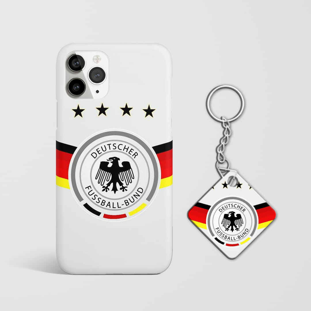 Germany football federation phone case with Keychain