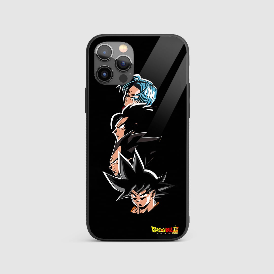 Dragon Ball Super Silicone Armored Phone Cover front view with vibrant design.