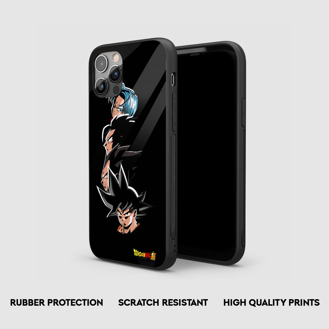 Side view of DBS Silicone Armored Phone Cover with snug fit and cutouts.