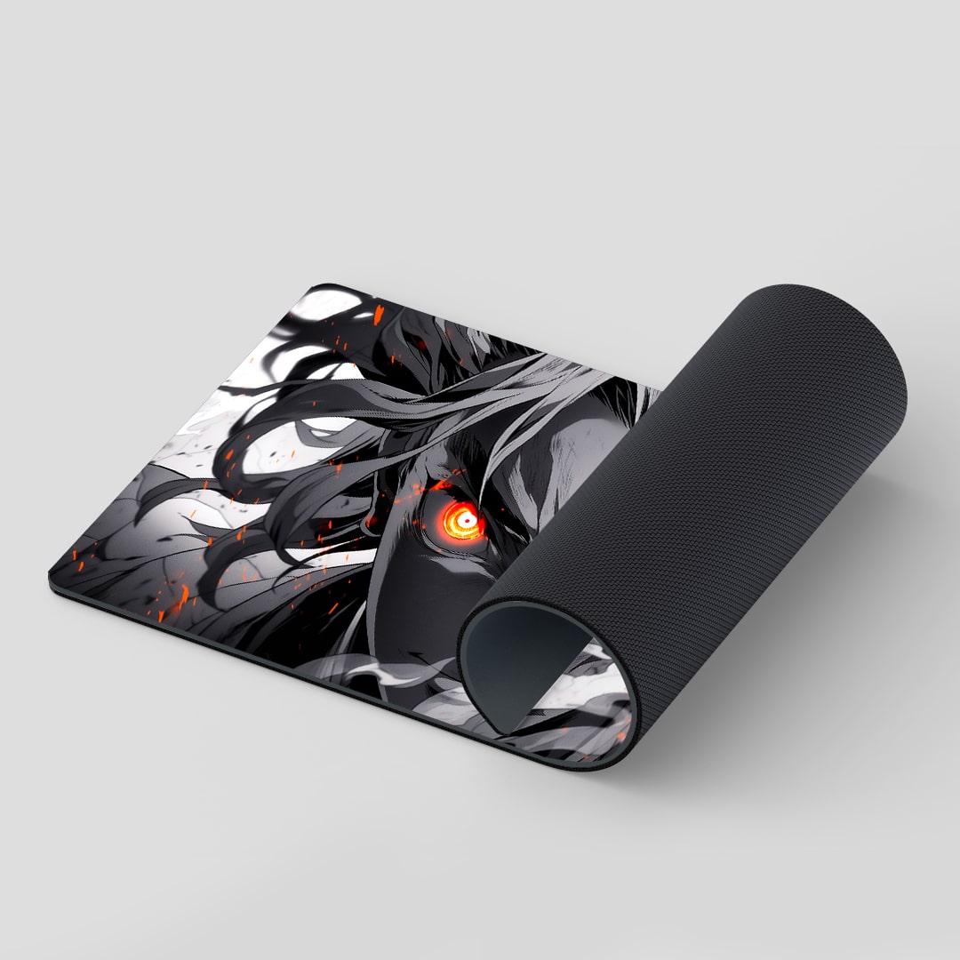 Smooth Flame Hashira Rengoku themed desk mat