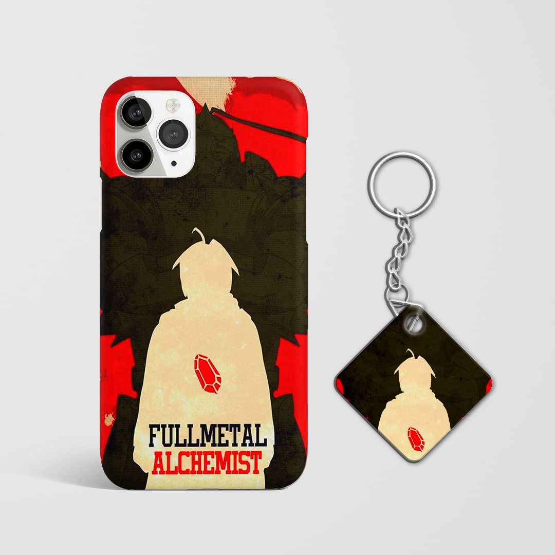 HD artwork protective phone cover with retro design with Keychain