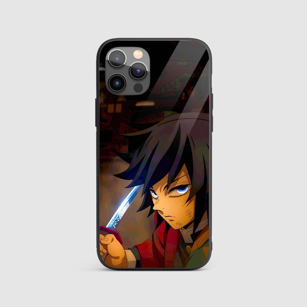 Giyu Tomioka Sword Silicone Armored Phone Case Demon Slayer