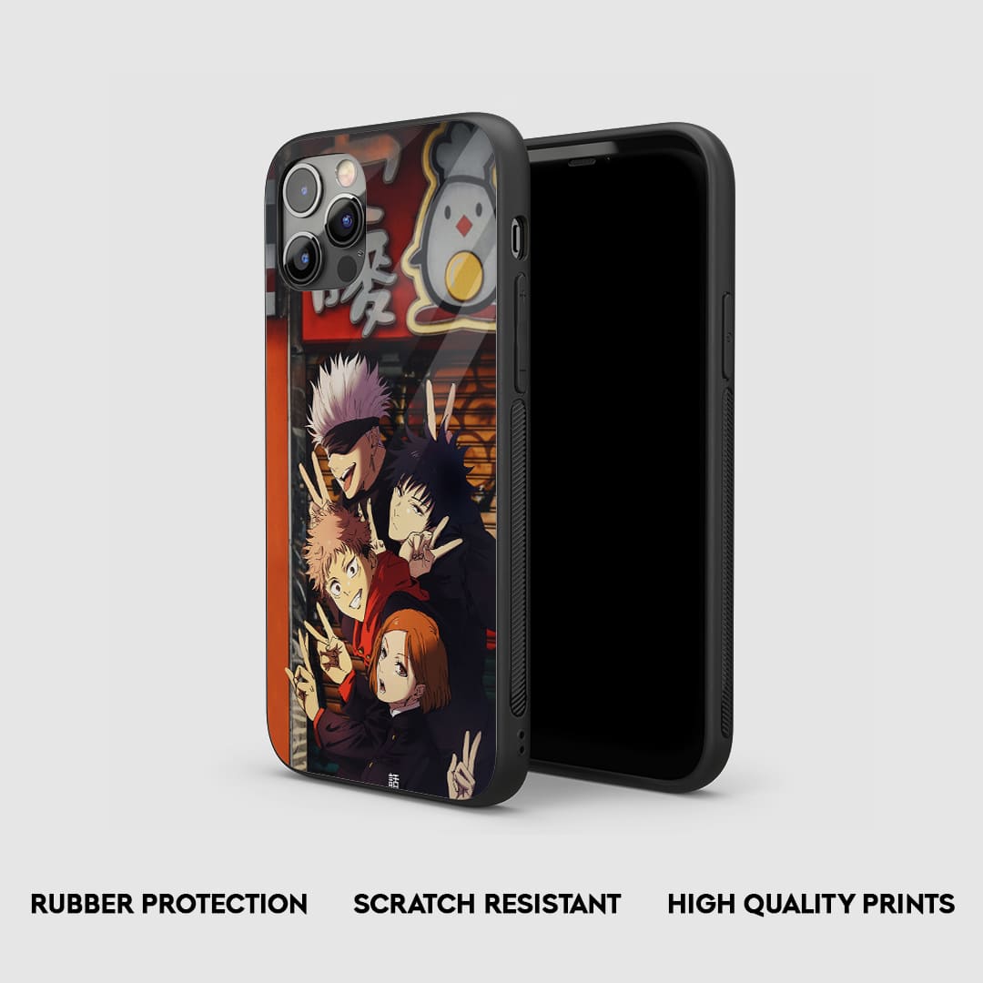 Side view of the Gojo Team Armored Phone Case, showcasing its thick, protective silicone.