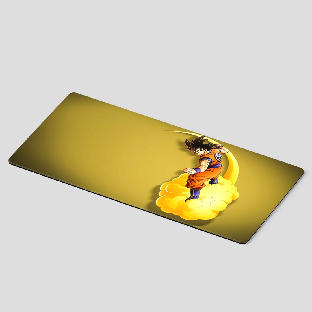 Dragon Ball Goku riding Nimbus desk mat