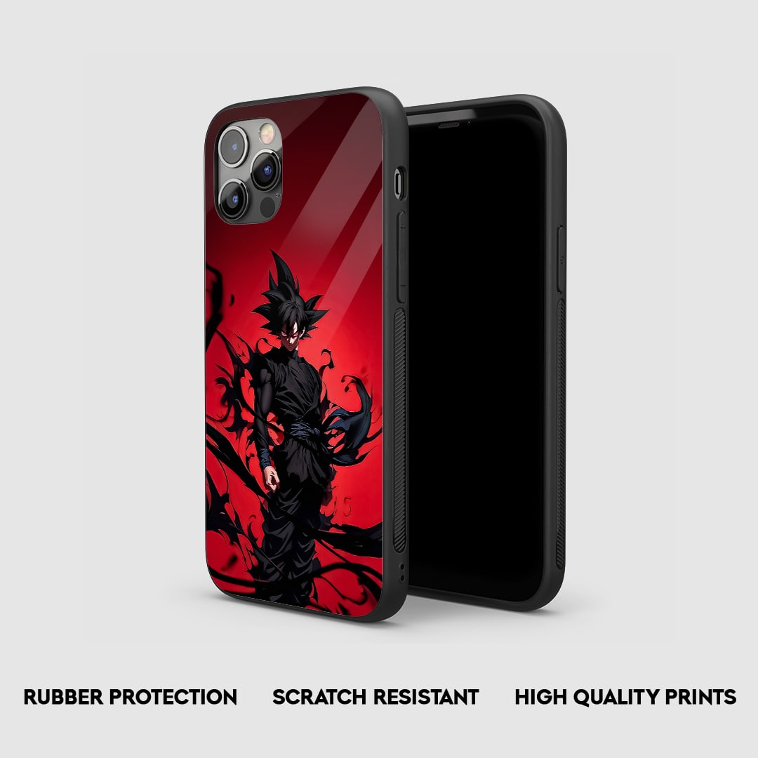 Side view of Ultra Instinct Silicone Case with snug fit and durable edges.
