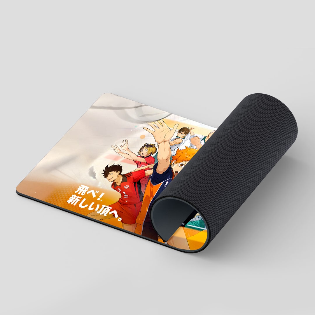Haikyuu anime desk mat featuring characters design
