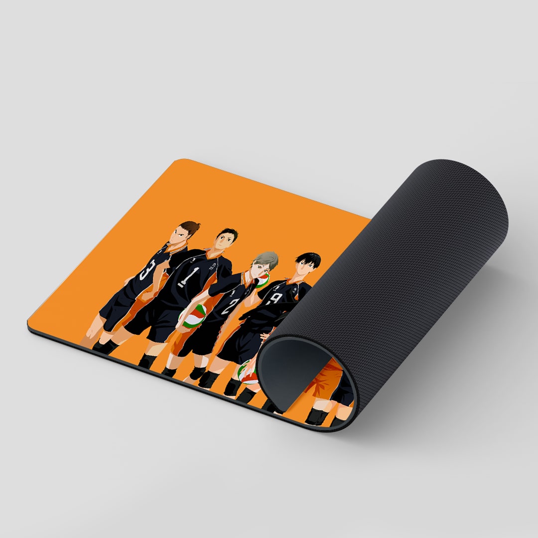 Haikyuu volleyball team anime desk mat design