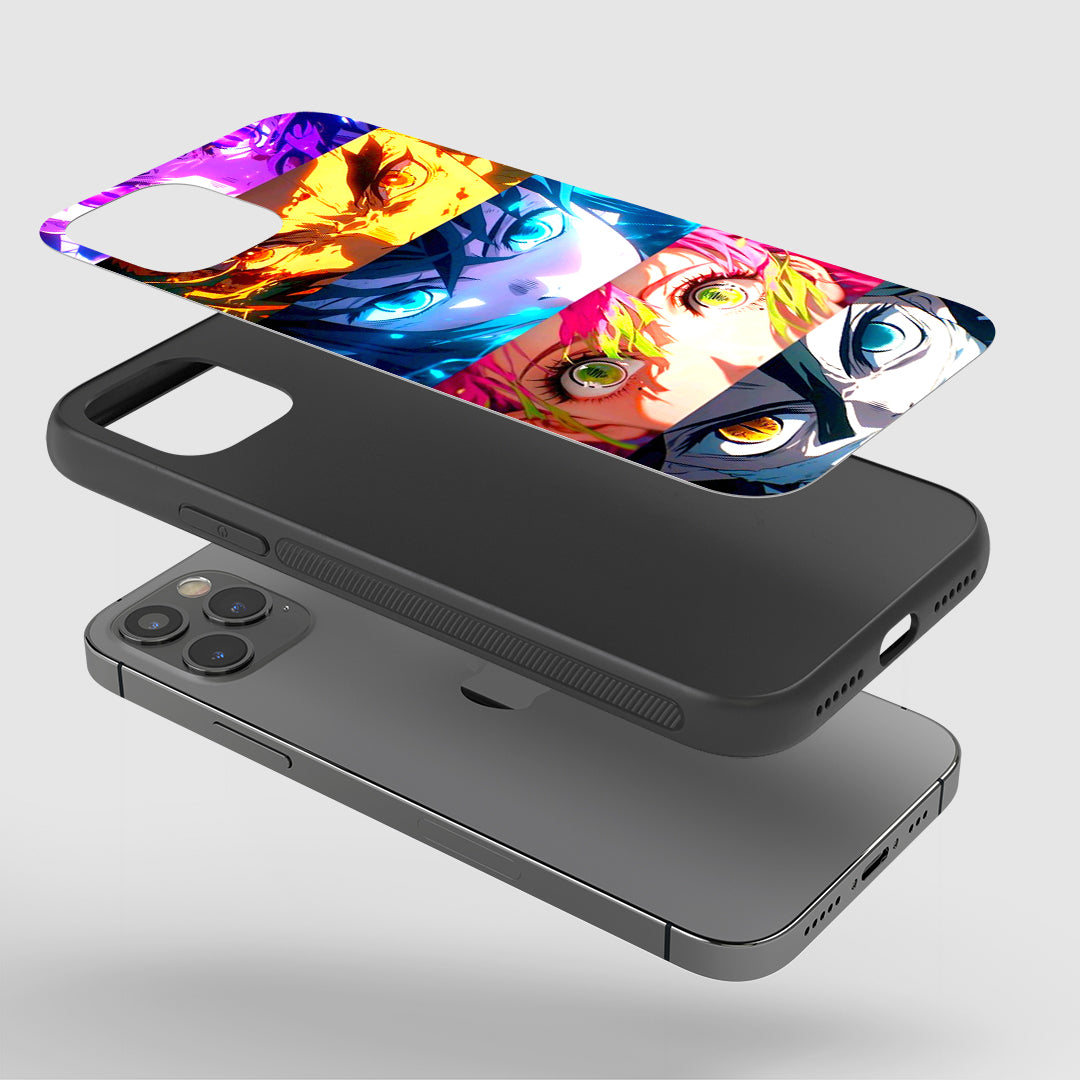Demon Slayer Hashira Eyes Collage phone case