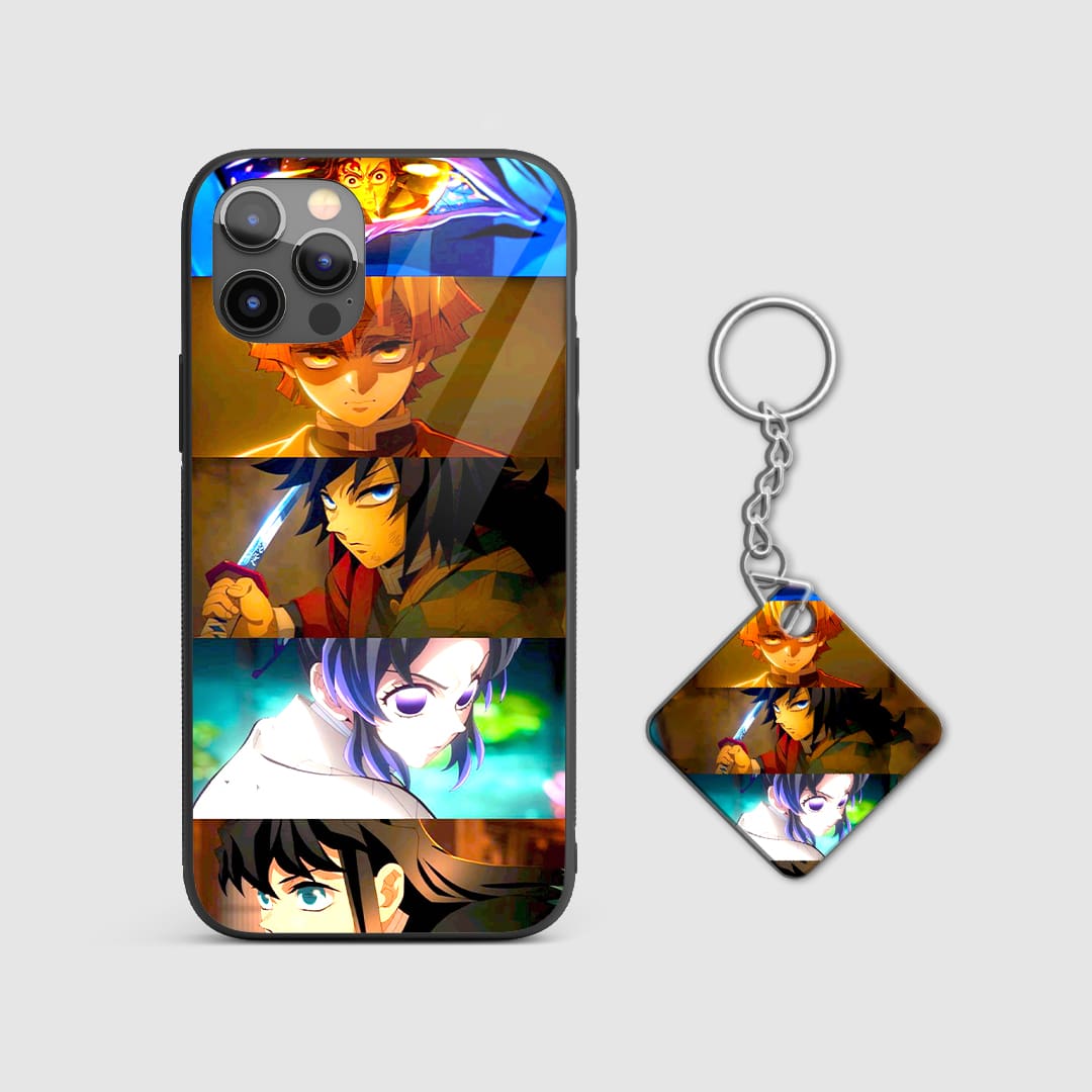 Durable Hashira silicone armored case with Keychain