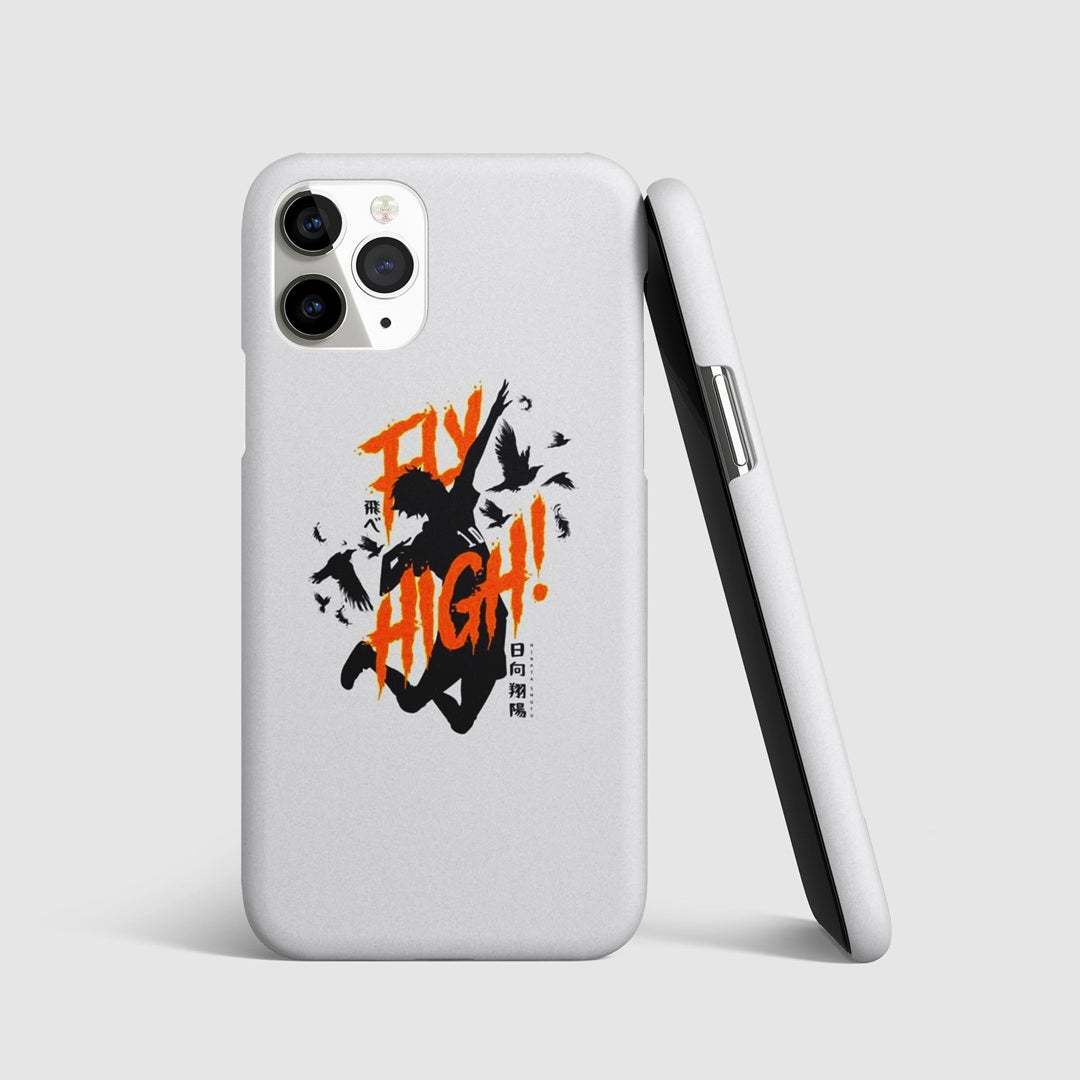 Hinata Fly High Phone Cover front artwork design