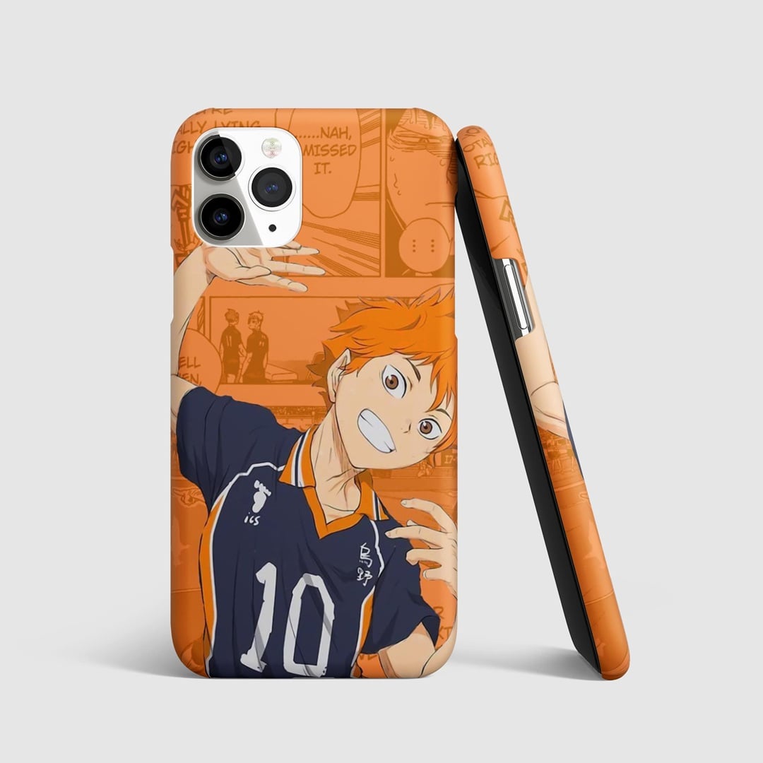 Hinata Manga Phone Cover front artwork design