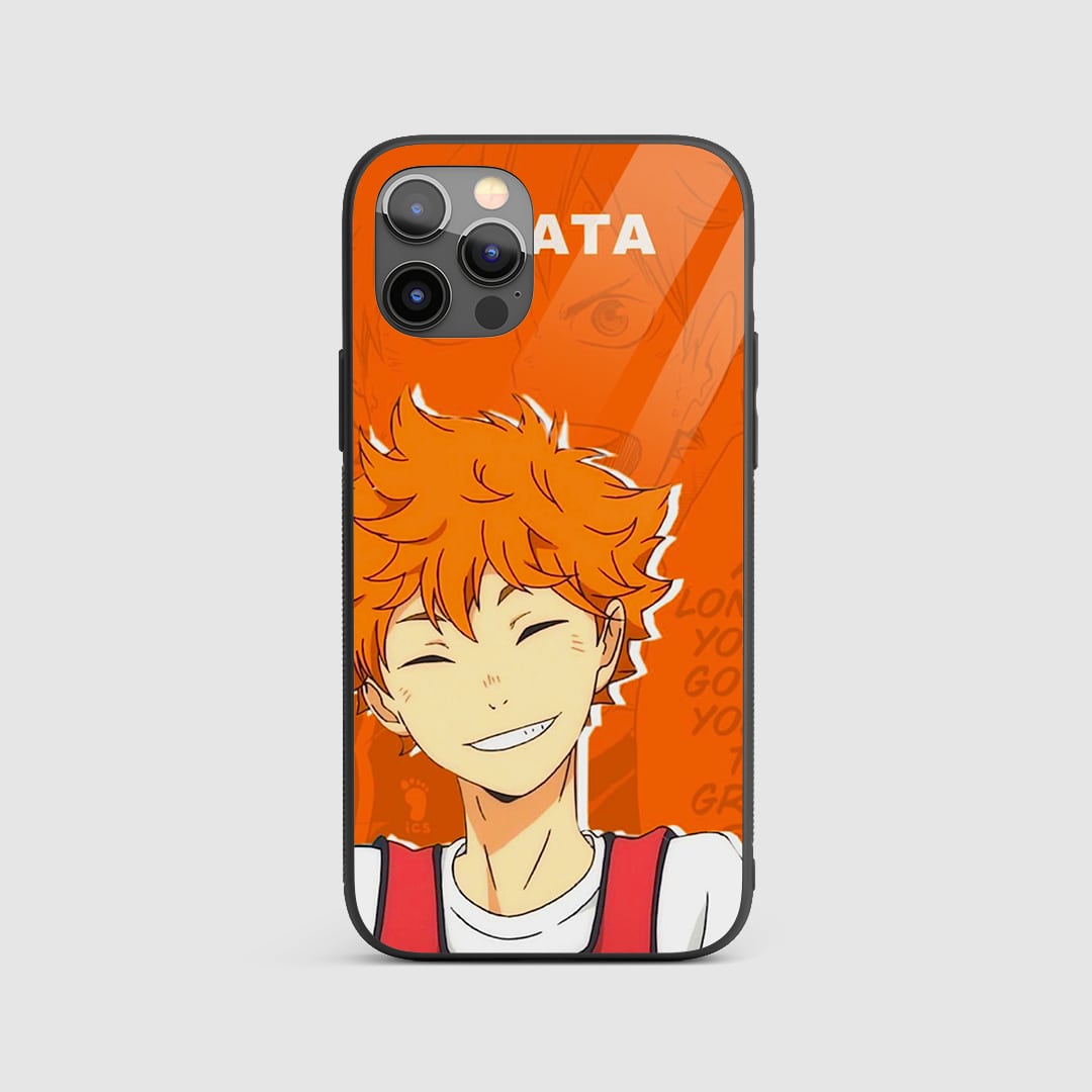 Hinata Shoyo Silicone Armored Phone Case front design