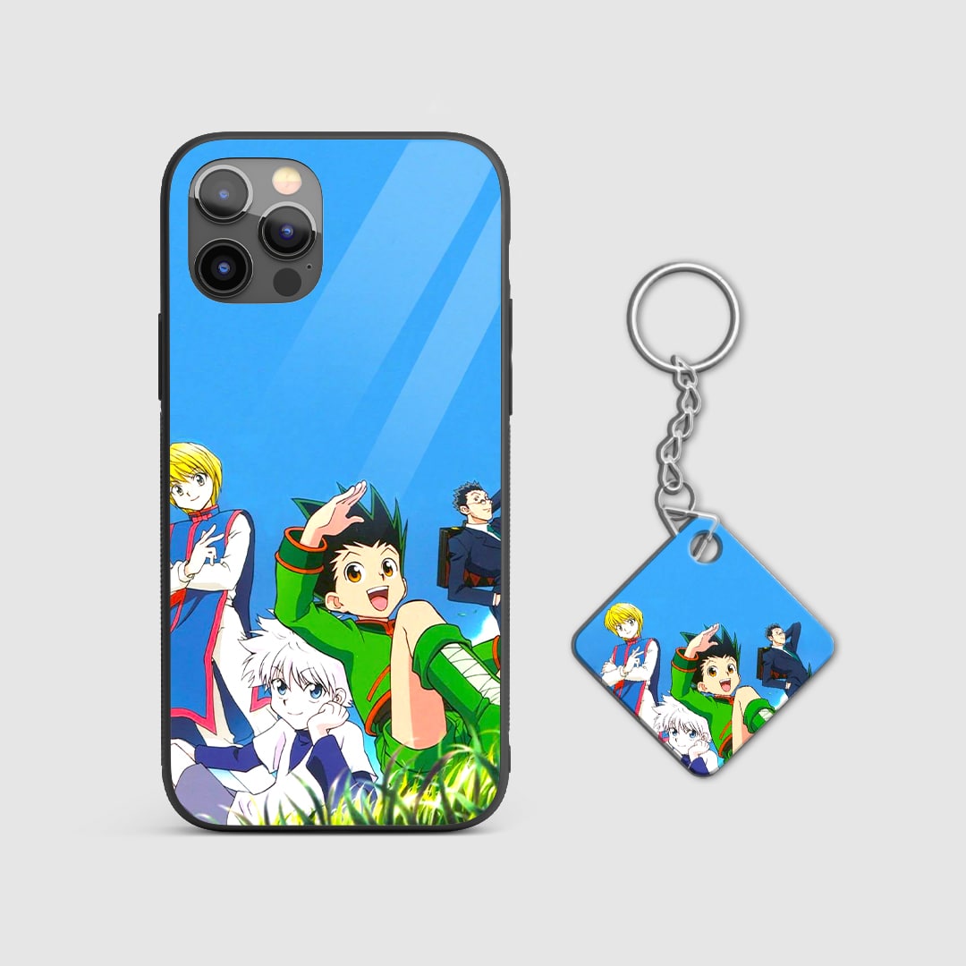 Anime Hunter X Hunter protective phone cover with Keychain.