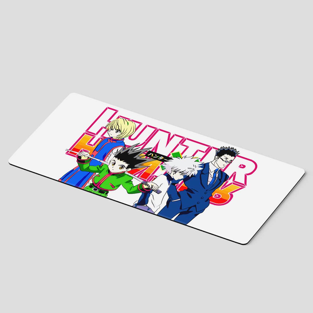 Anime-themed Hunter x Hunter desk mat design