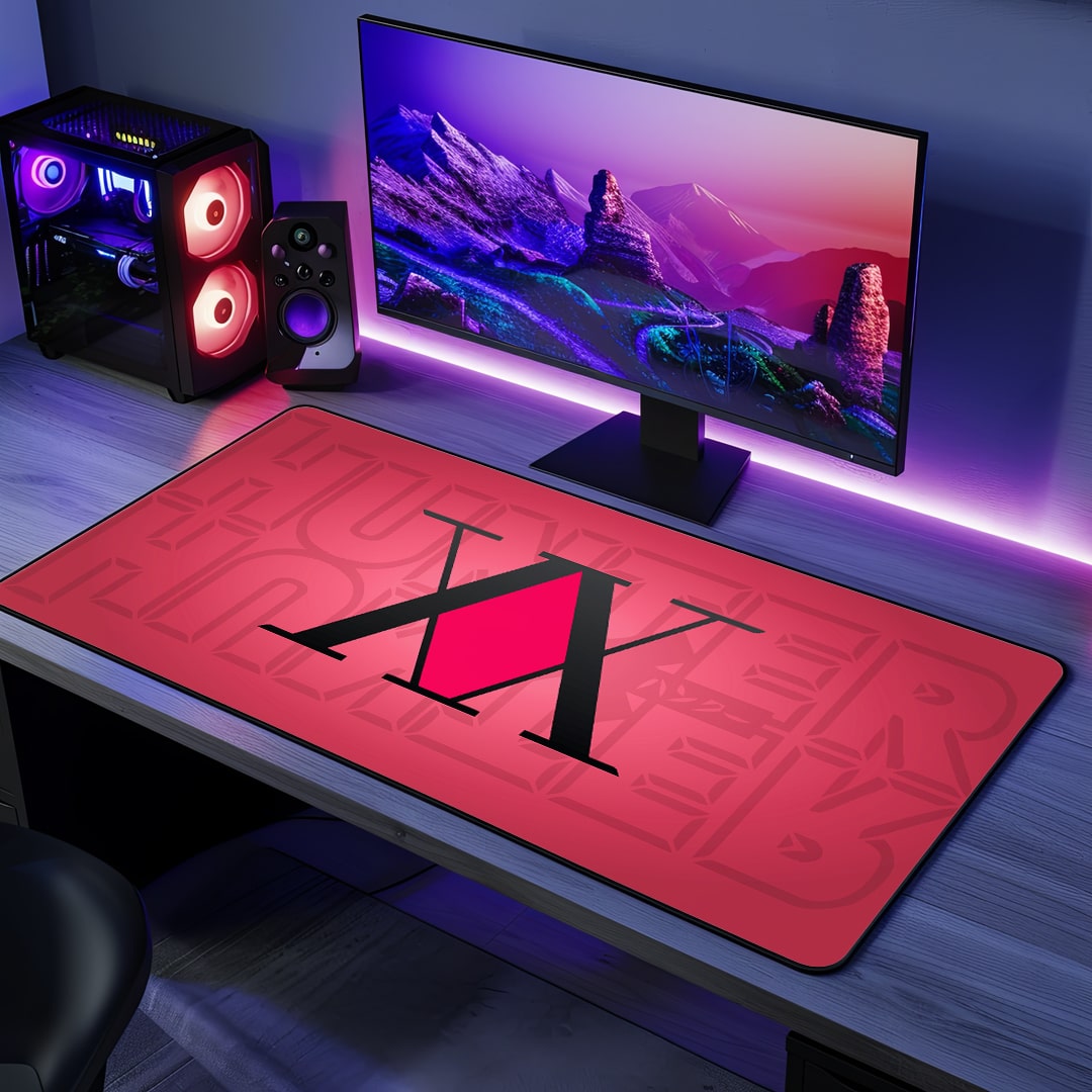 Hunter x Hunter Symbol Desk Mat with minimal design