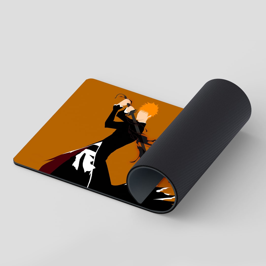 Smooth Ichigo Kurosaki Minimal themed desk mat
