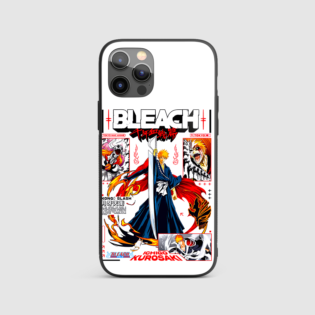Ichigo blood war silicone armored phone case
