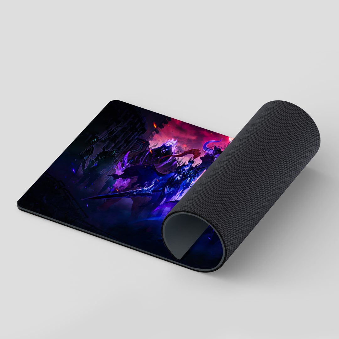 Smooth Iron Hunter themed desk mat for fans