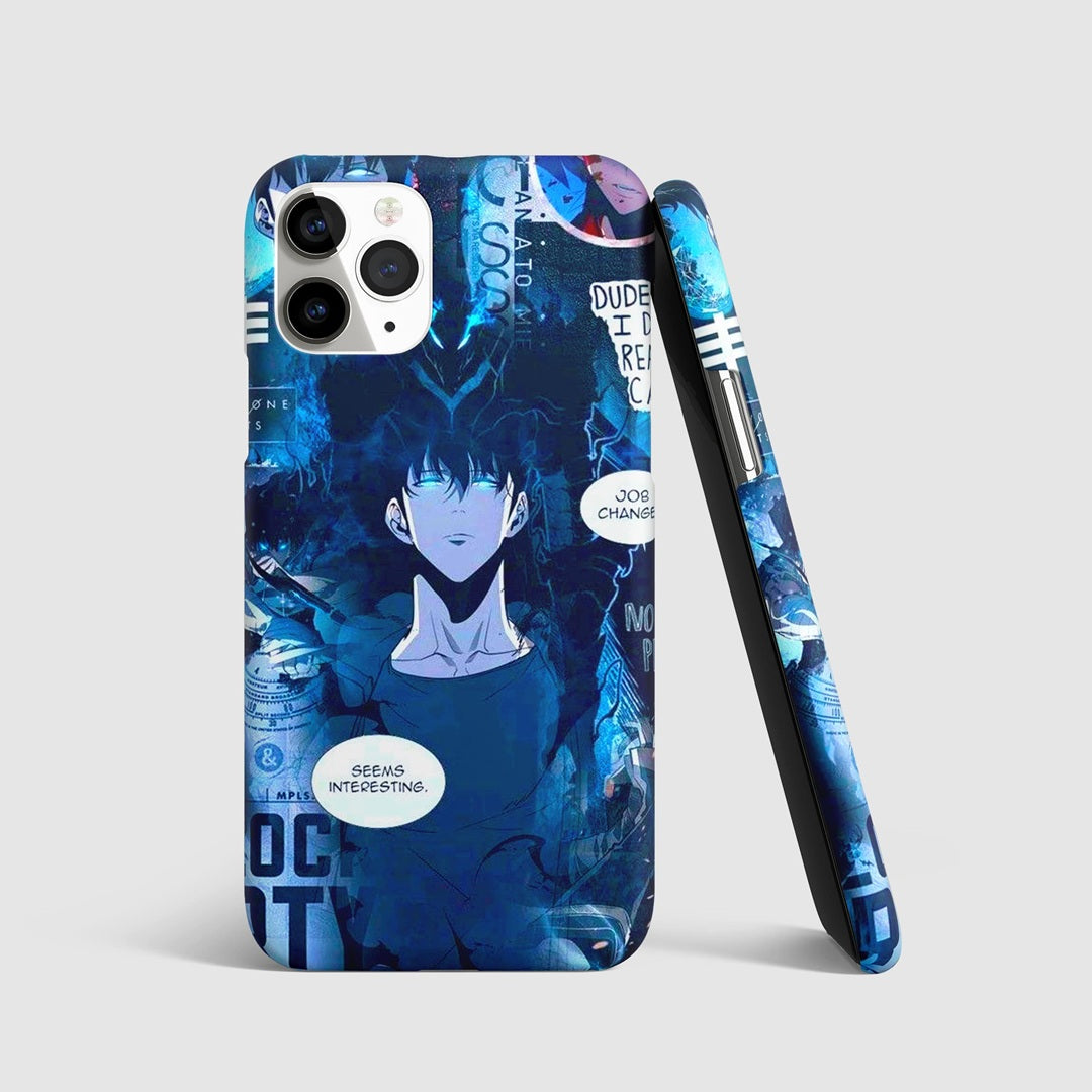 Jinwoo comic style anime phone cover