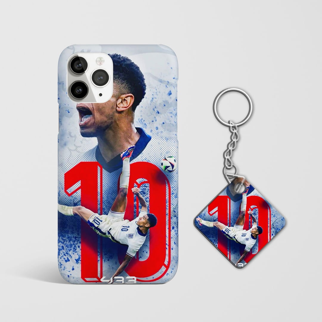 England football star mobile cover with Keychain