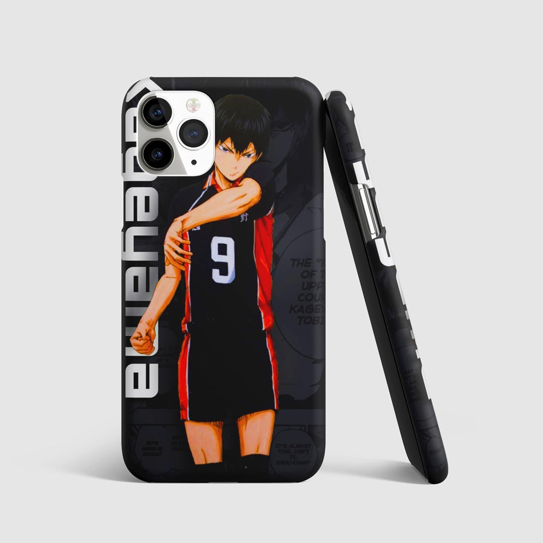 Kageyama 9 Phone Cover front artwork design