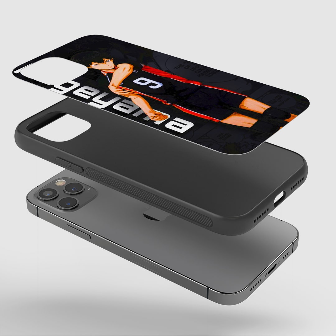 Close-up of durable Kageyama 9 silicone phone cover