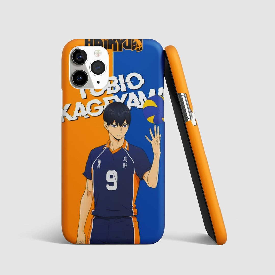 Kageyama Volleyball Pose Phone Cover front artwork design