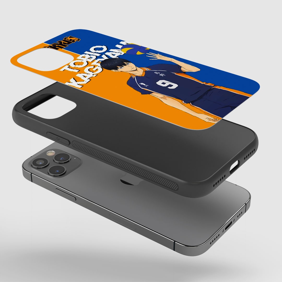 Close-up of durable Kageyama Volleyball Pose silicone cover