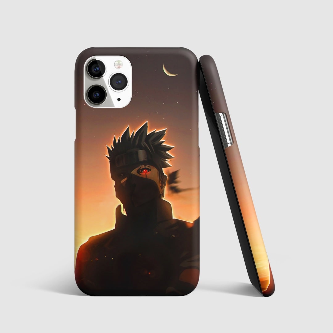 Kakashi Aesthetic Phone Cover with 3D matte finish, featuring the iconic Kakashi Hatake design.