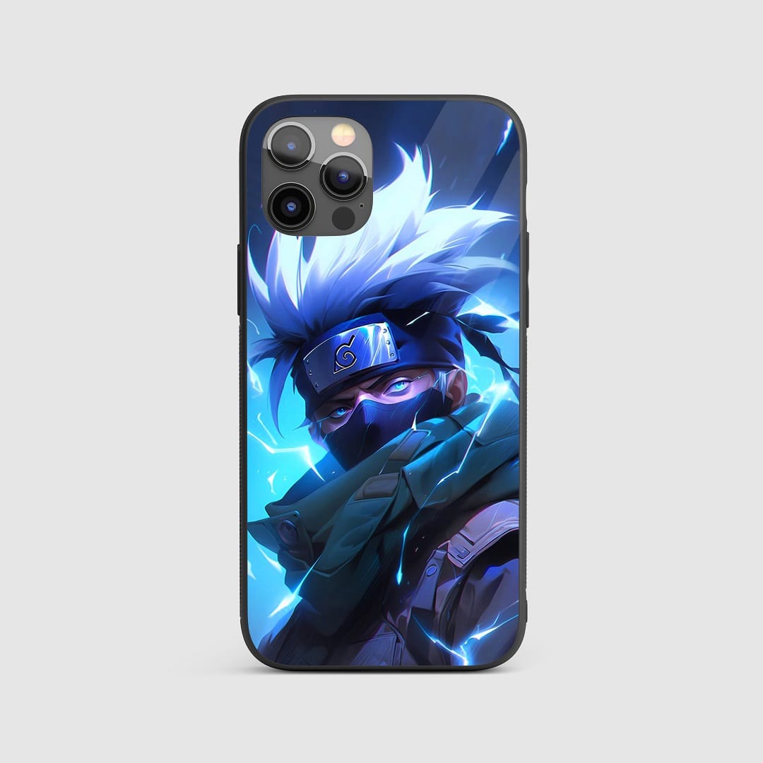 Kakashi Cool Silicone Armored Phone Case with stylized design of Kakashi Hatake.